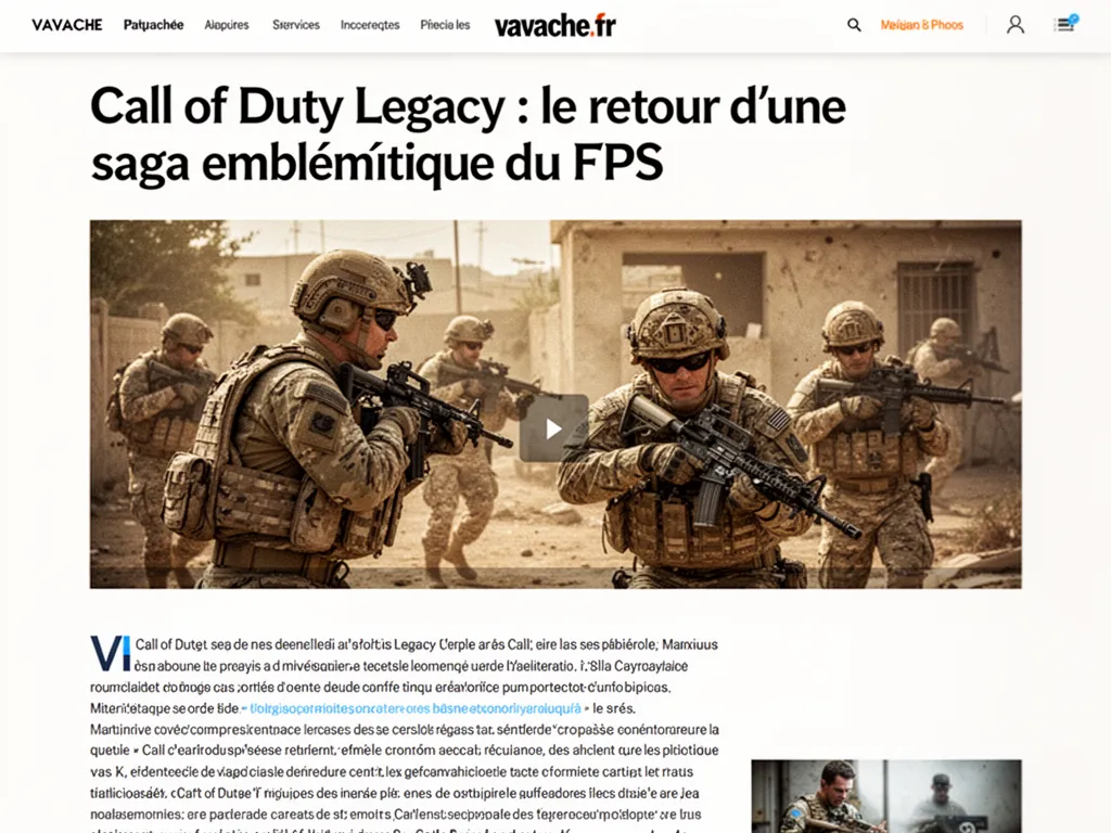 Couverture de Call of Duty Legacy avec des scènes d'action emblématiques