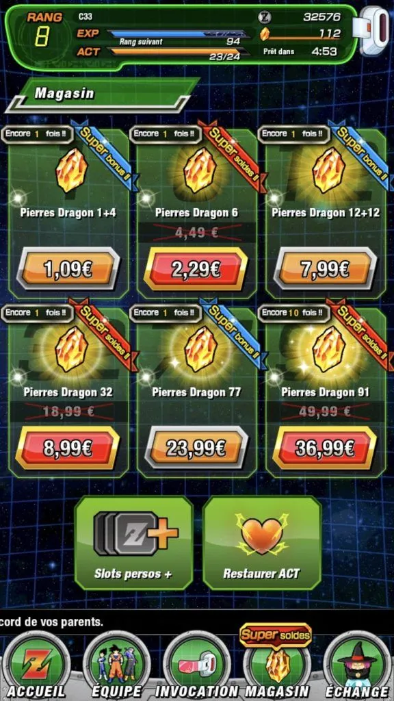 Dokkan Battle, Semaine 49 (2018) : que farmer et où claquer tes Dragon Stones