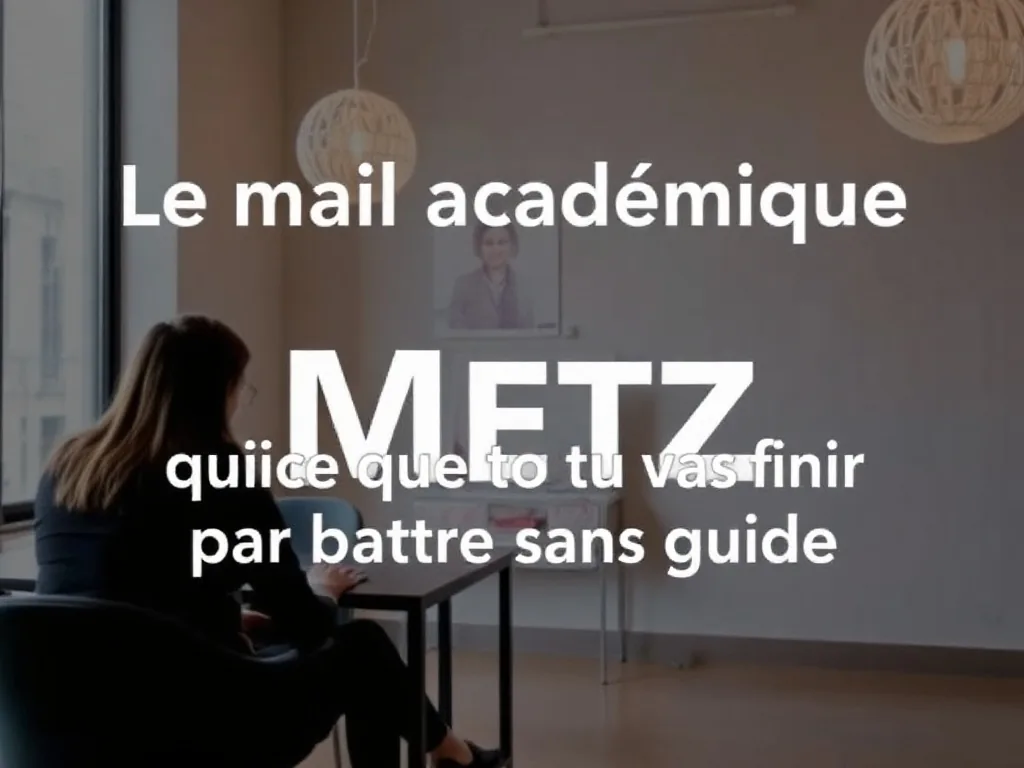 Le mail académique Metz, ce boss que tu vas finir par battre sans guide