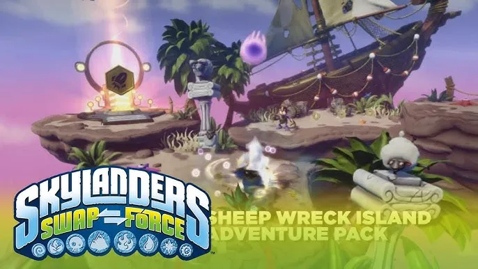 Test DLC Skylanders Swap Force : Sheep Wreck Island Adventure Pack, le petit add-on qui fait débat