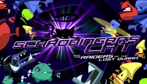 Test, Schrödinger’s Cat & The Raiders of the Lost Quark : plateforme-puzzle qui claque