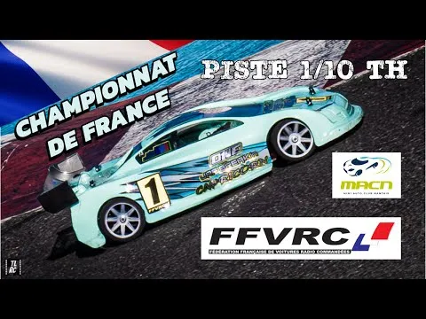 Vidéo : finale Open Course 1/10e thermique, A2tech, Saint-Clément