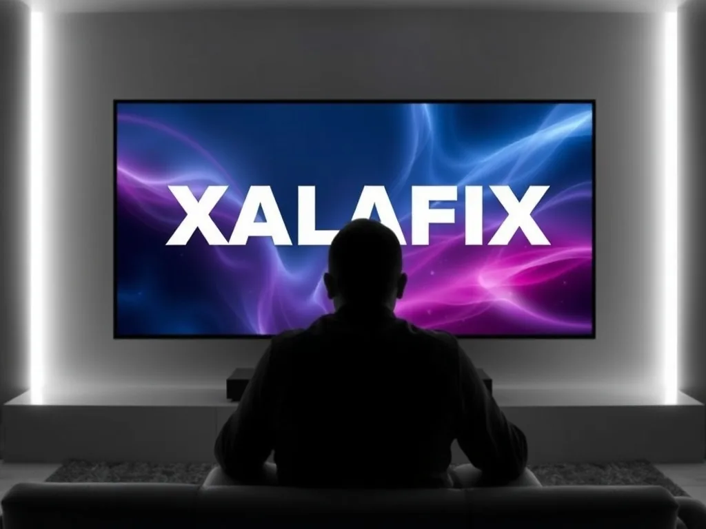 Utilisateur regarde un film en VOSTFR sur l'application Xalaflix